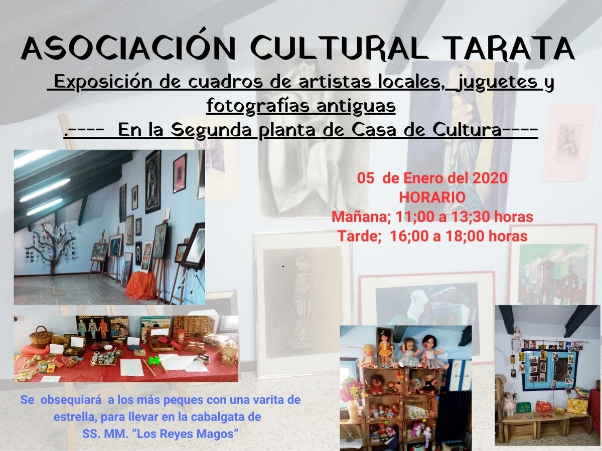 Exposición artistas locales y fotos antiguas