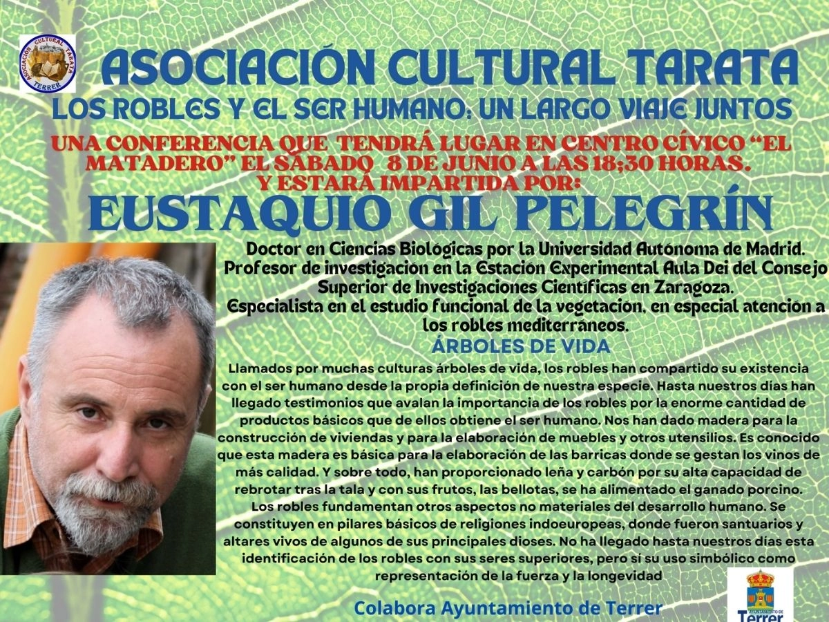 Conferencia Eustaquio Gil Pelegrín sobre robles